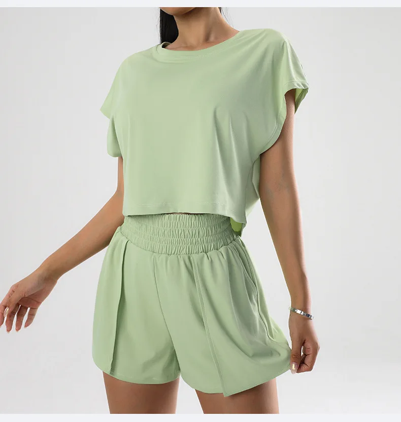 Tricou cropp top verde lime [2]
