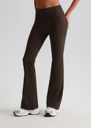 Seturi (colanti+bustiera) - Pantaloni evazati cozy maro