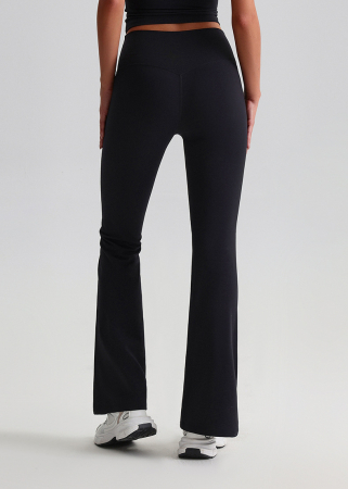 Seturi (colanti+bustiera) - Pantaloni evazati cozy negri