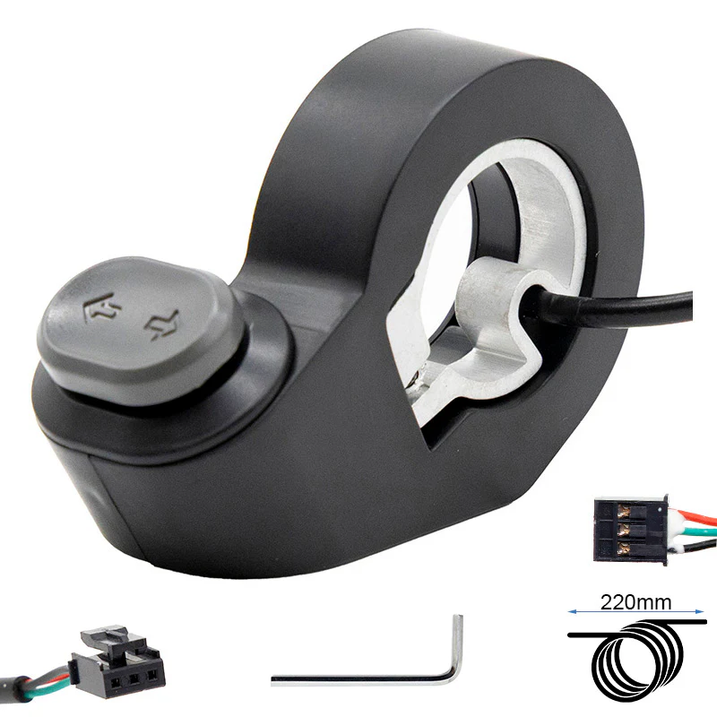 Toate produsele - Buton Semnalizare Original Xiaomi Electric Scooter 4 Pro Plus / Max – Comanda Directie Ghidon