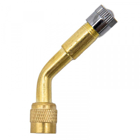 Cauciucuri trotinete electrice - Prelungitor curbat 135° pentru valva