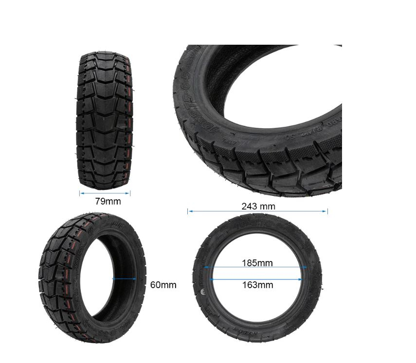 Cauciuc Off-road Tubeless cu Gel 10x2.75-6.5 – KuKirin G2 Master 2025 [1]