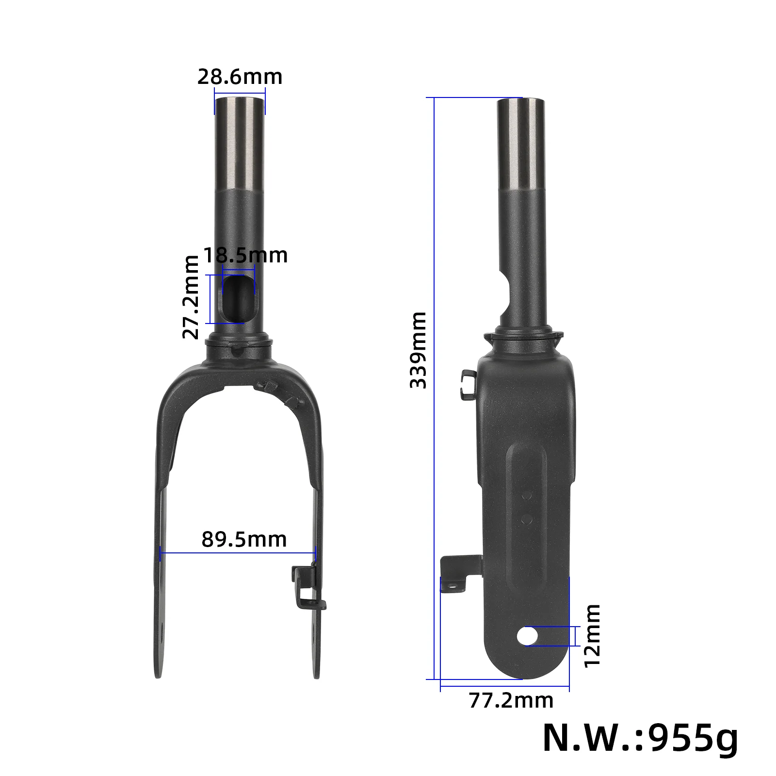 Furca Fata Originala Xiaomi Electric Scooter 4 Lite Gen 2 – Piesa Schimb Sasiu [3]