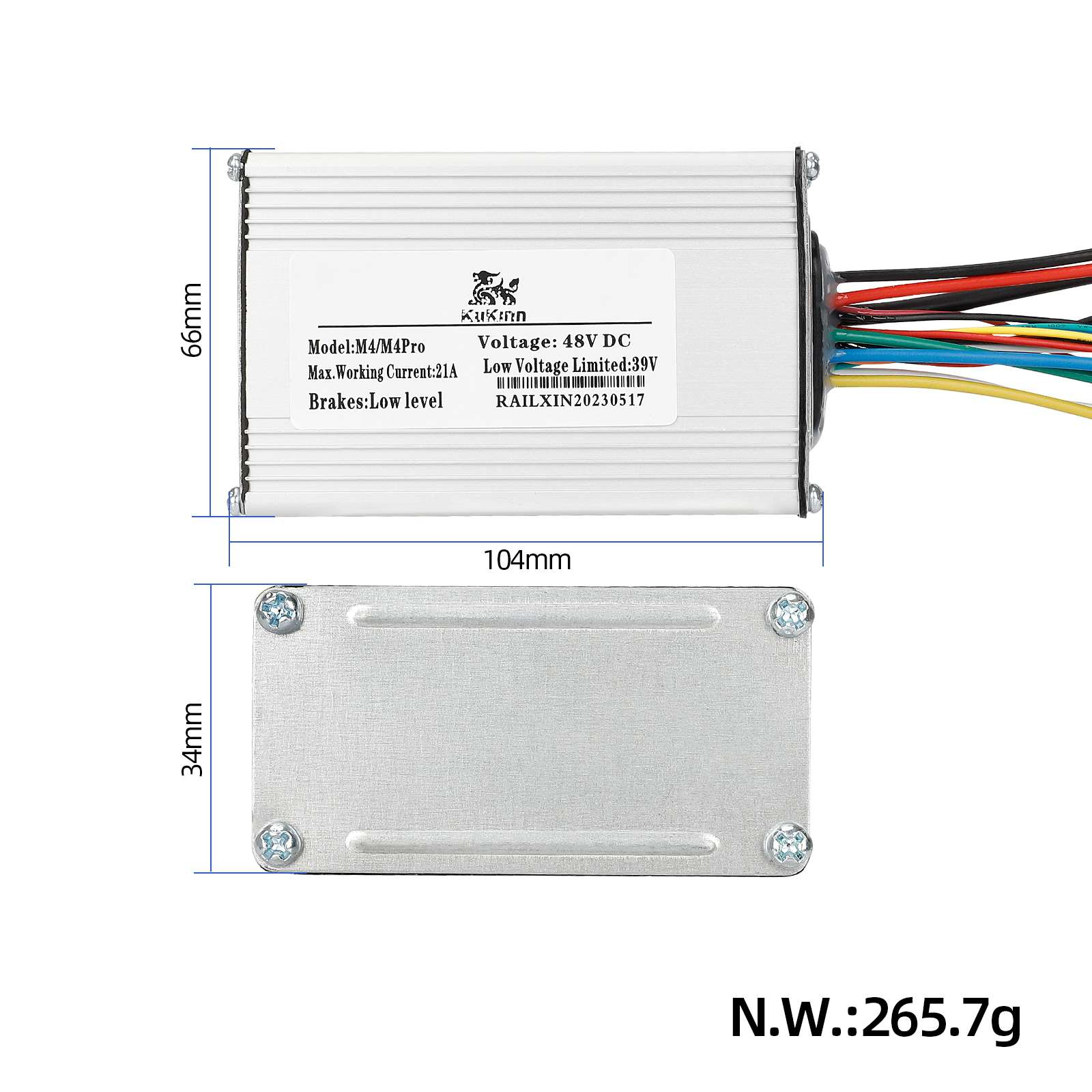 Kit Controller 48V 21A si Display TF-100 - Set Complet Original Kugoo M4 / M4 Pro [7]