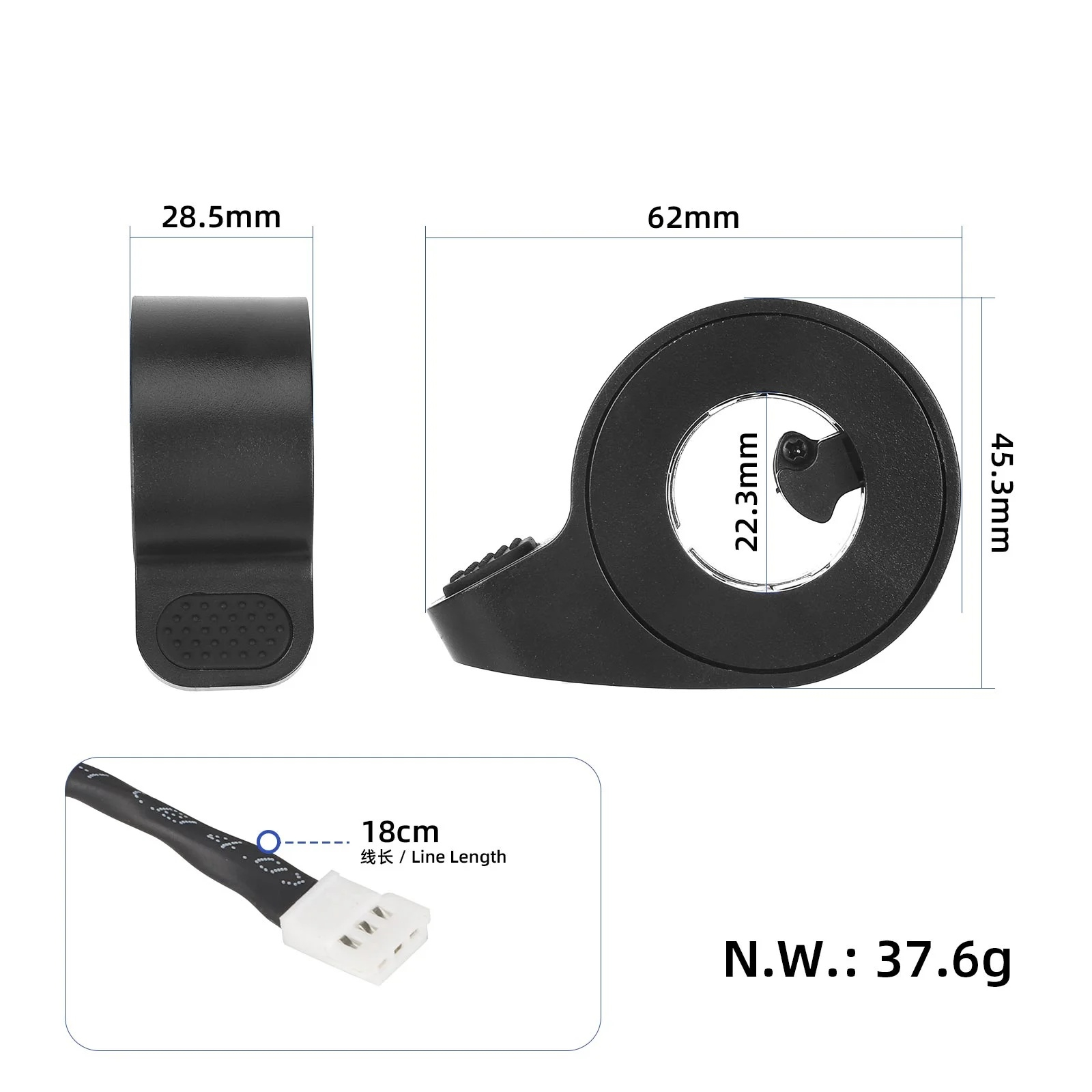 Kit Conversie / Reparație Trotinetă Electrică 36V 17A – Set Complet 6 Piese (Controller, Display, Accelerație, Cablaj, Far/Stop) [2]