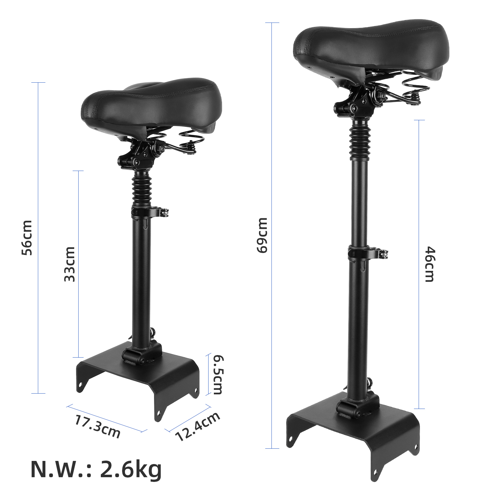 Scaun Trotineta Electrica Ninebot F20 / F25 / F30 / F40 – Sistem Complet cu Suspensie [2]