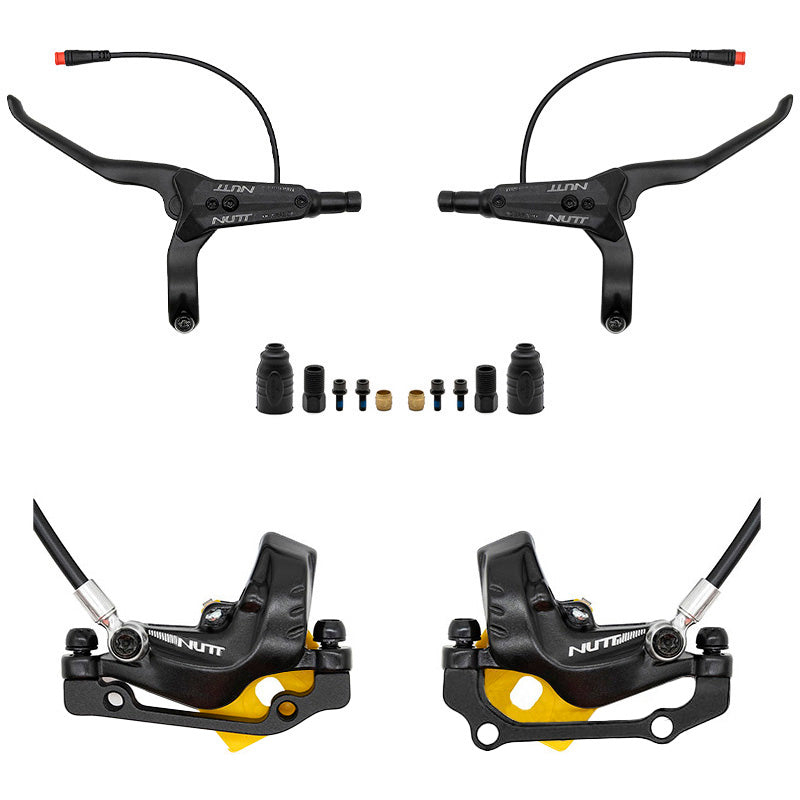 Set Frane Hidraulice NUTT 4 Pistoane – Upgrade Performanta KuKirin G2 / G4 [0]