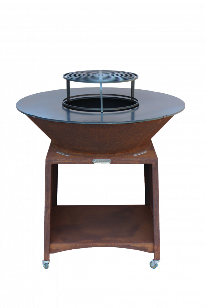 ANSAMBLU GRILL FIESTA FI100 COR -FE Gratar metalic cu plita rotunda [3]