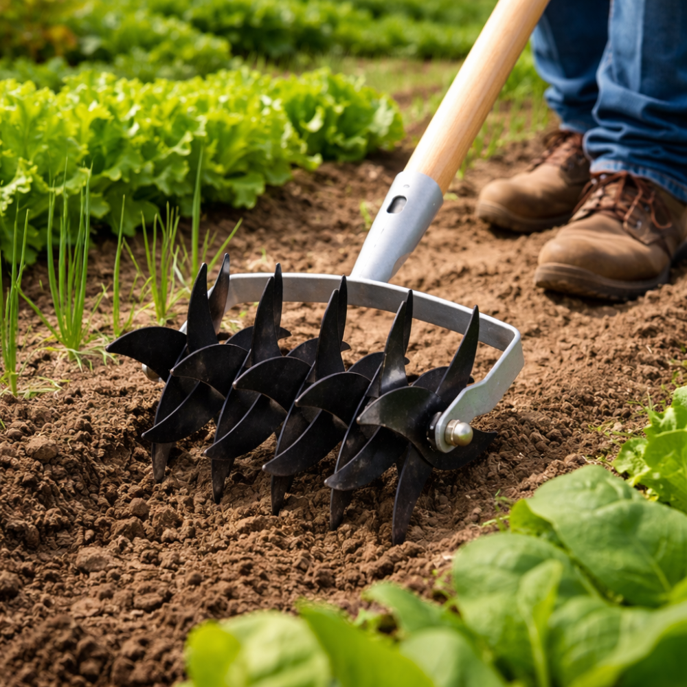 Cultivator Manual Metalic pentru Grădină fără Coadă [2]