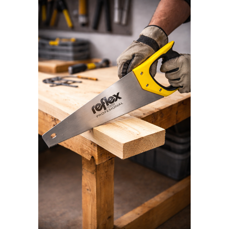 Fierăstrău 400 mm cu Mâner Plastic pentru Tăiere Lemn [2]