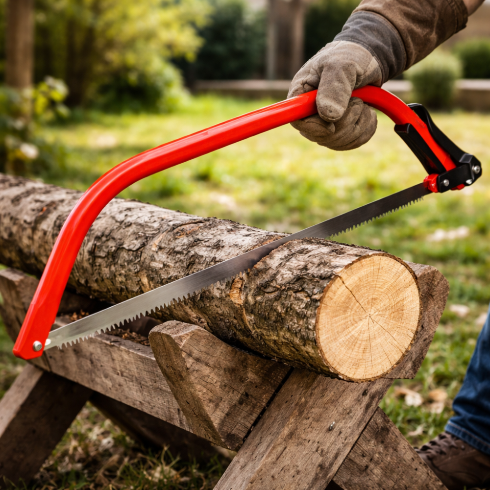 Fierăstrău cu Arc 610 mm – Cadru din Oțel, Ușor și Rezistent [2]