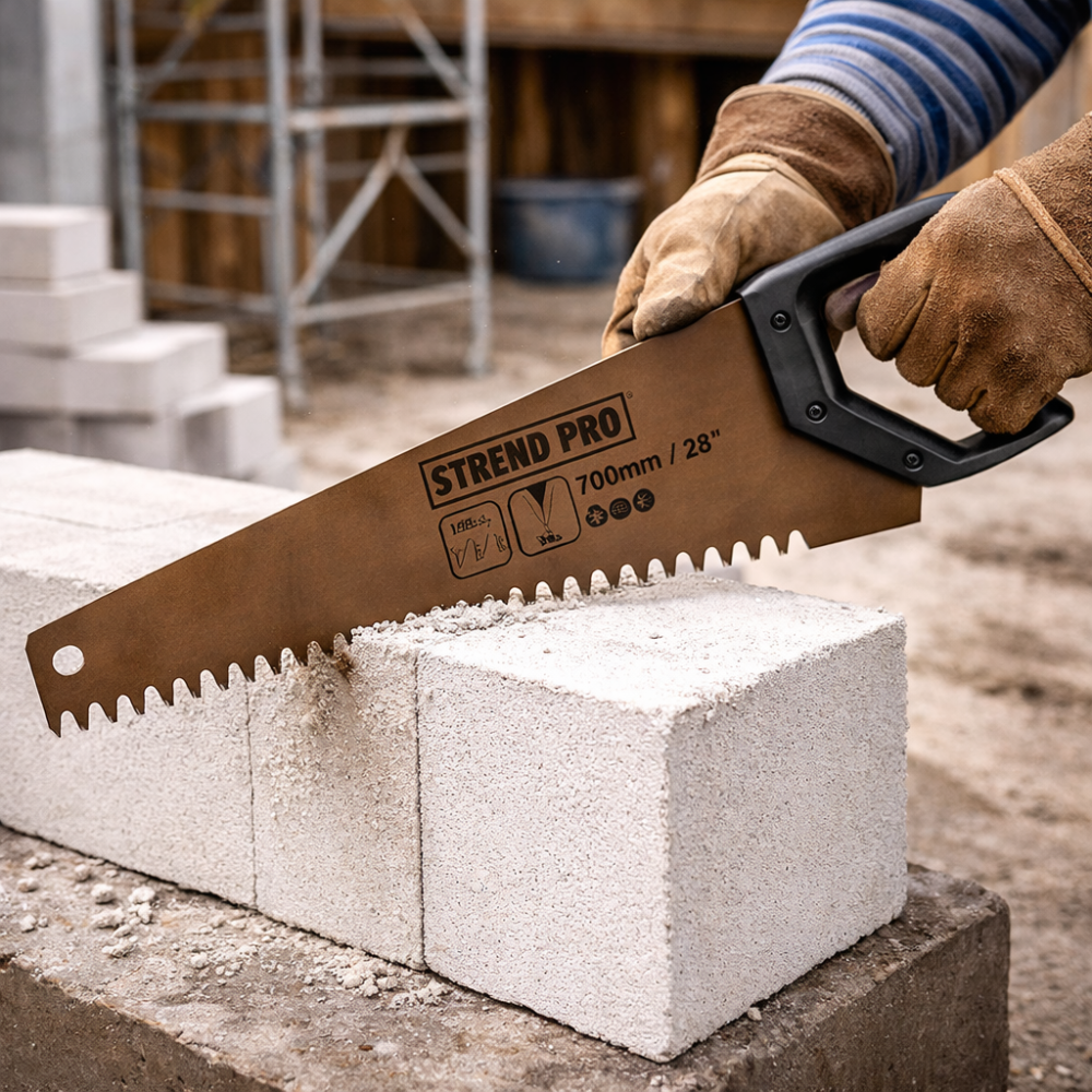 Fierăstrău pentru BCA 700 mm – 17 Dinți, Mâner PVC [2]