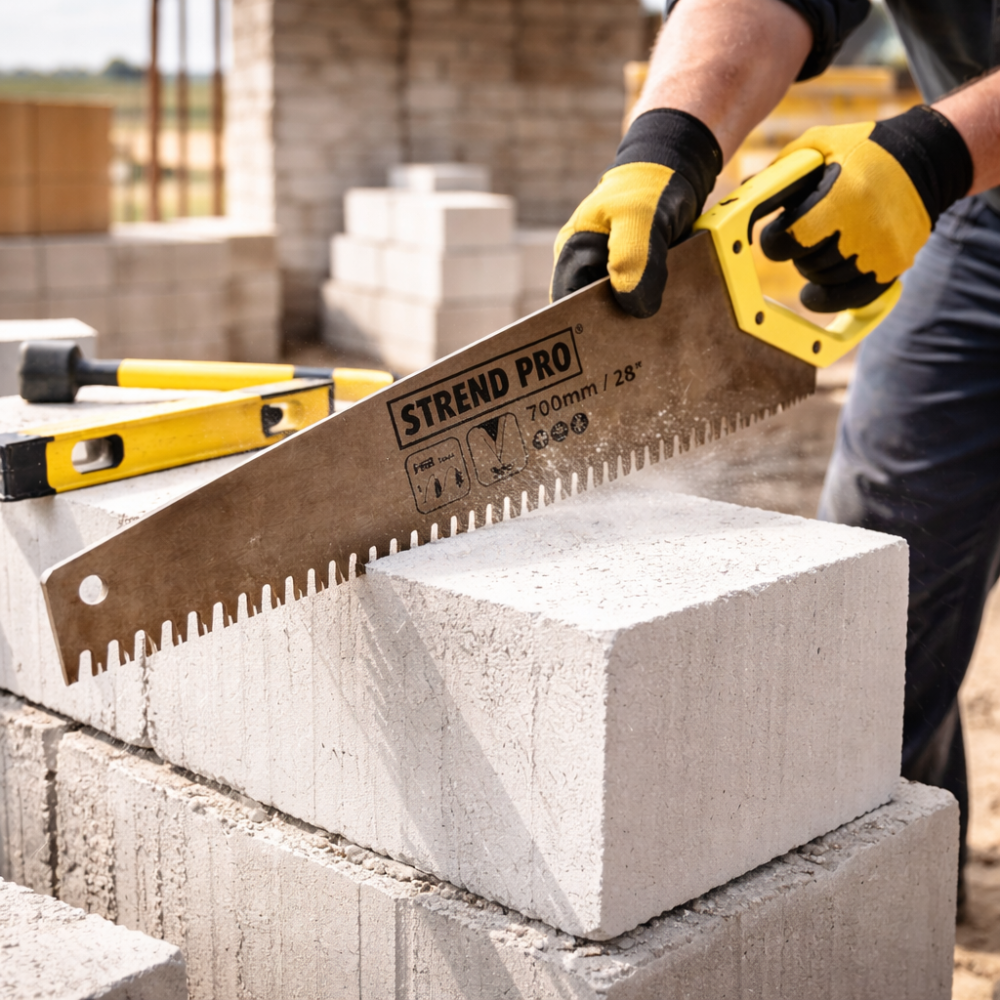 Fierăstrău pentru BCA 700 mm – 34 Dinți, Mâner PVC [2]