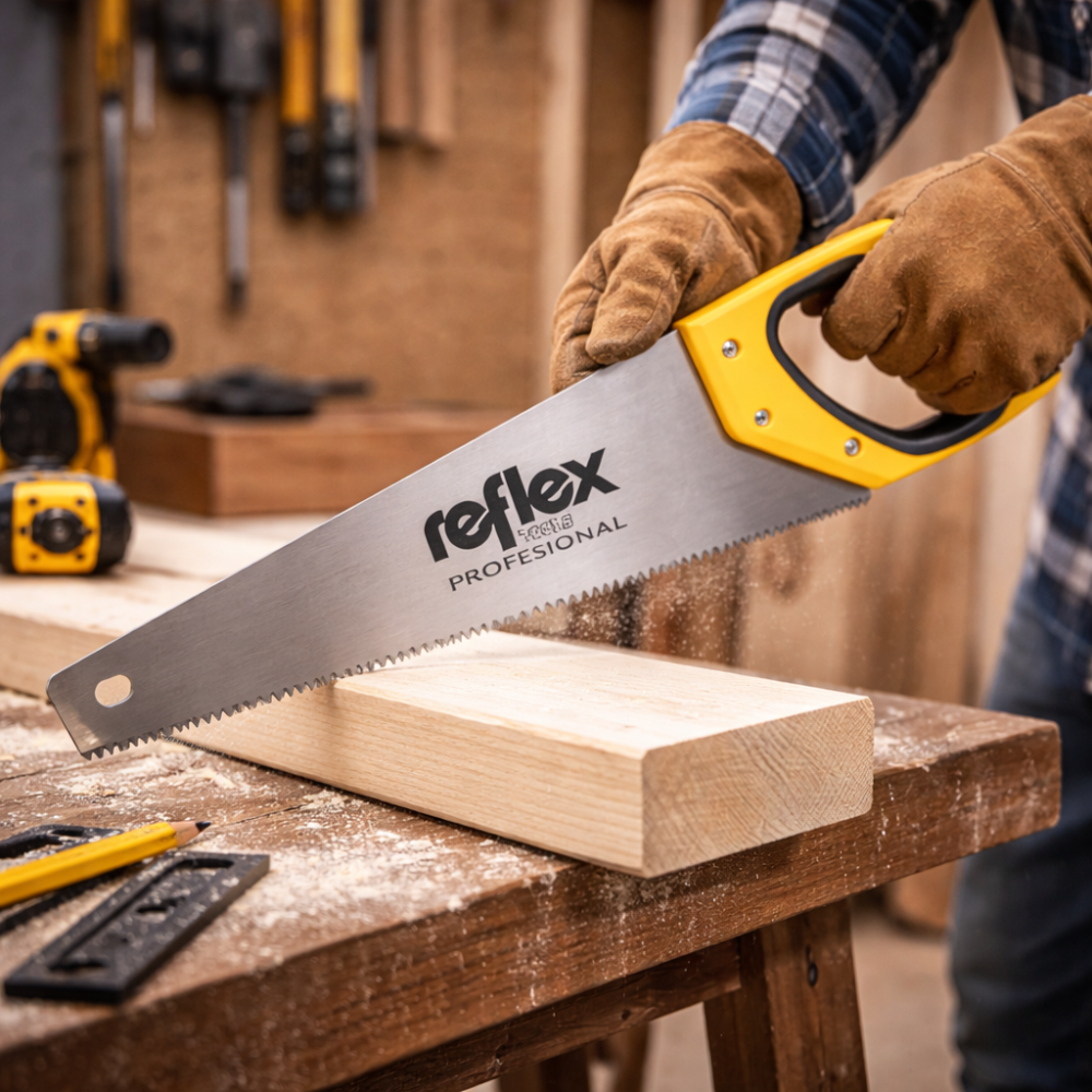 Fierăstrău pentru Lemn cu Mâner Plastic REFLEX 500 mm – Confort și Precizie [2]