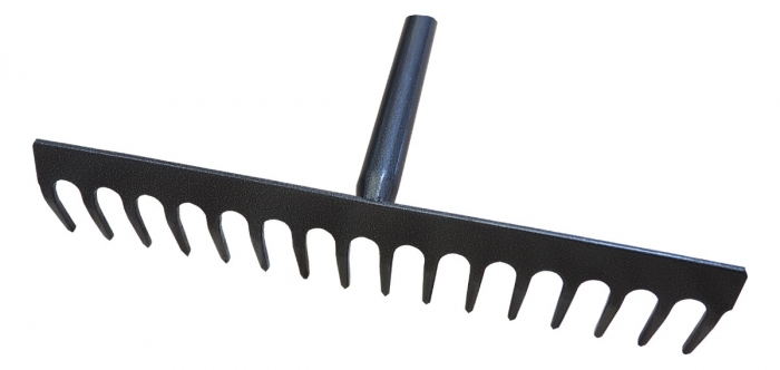 Greblă 14 Dinți cu Coadă Metalică 1500 mm pentru Grădinărit [3]