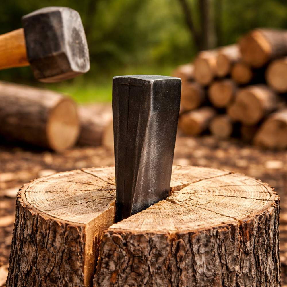 Pană Despicare Lemne 2 Kg SM13 Metal Profesional [2]