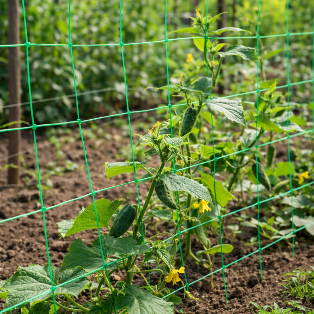 Plasă PVC pentru Plante 1,5 x 20 m pentru Grădină [2]