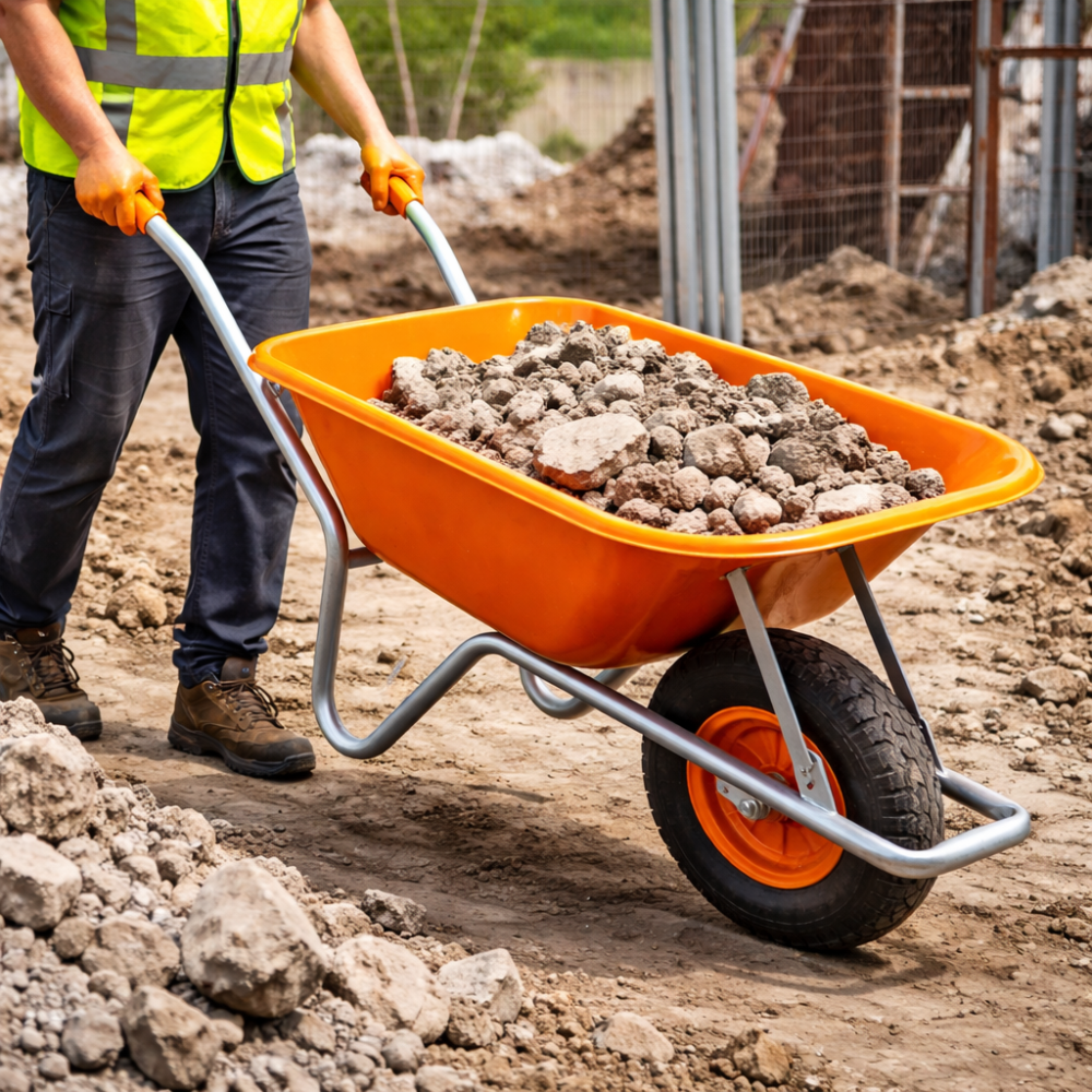 Roabă Hasinto Forte 100 L pentru Transport Materiale Grele [3]