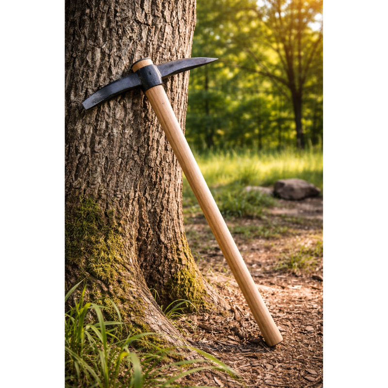 Târnăcop cu Coadă 2,5 kg din Fier Forjat pentru Sol Dur [2]