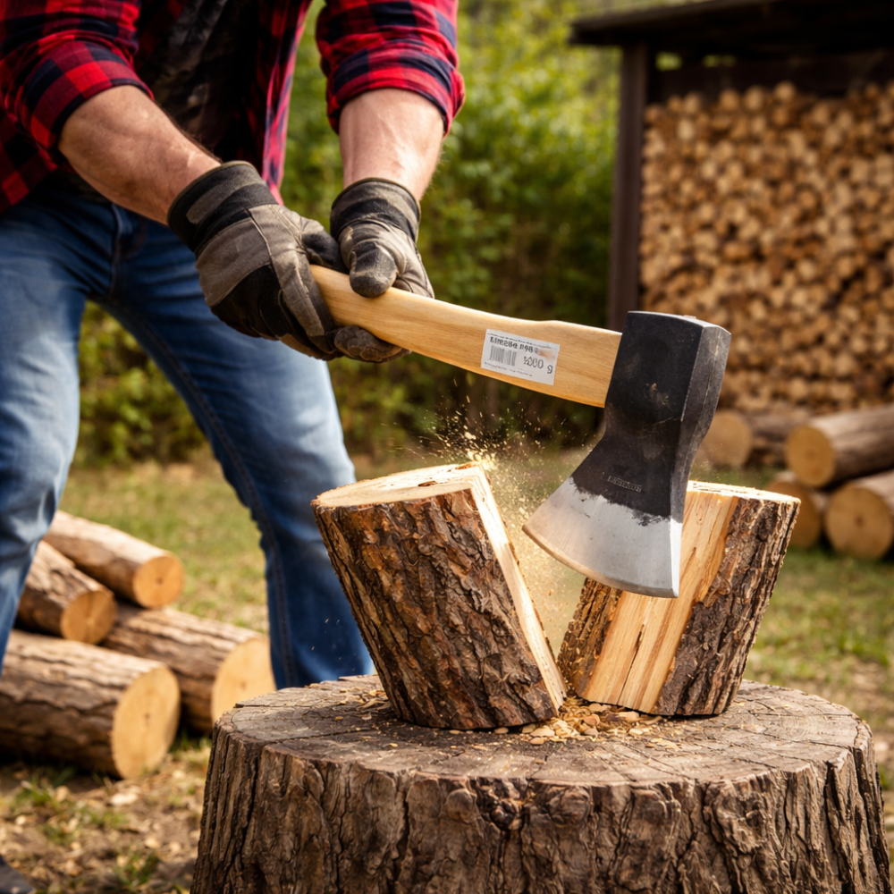Topor Sandblaster 1000 g cu Mâner din Lemn – Echilibrat și Rezistent [2]