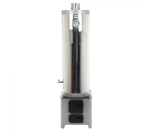 Sisteme de încălzire - Ansamblu Boiler din Inox 90L cu Uși din Tablă și Termometru 120°C – Eficient și Fiabil