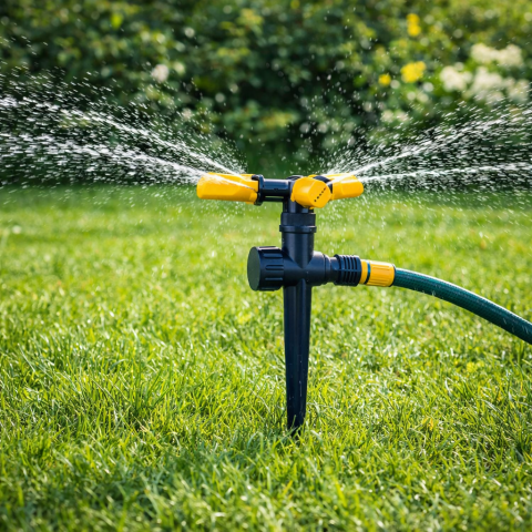 Aspersor Rotativ cu 3 Brațe din PVC pentru Irigare [1]