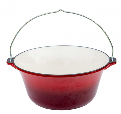 Picnic - CEAUN FONTA EMAILAT ROSU 37X17.4 10.8L 2/CUT