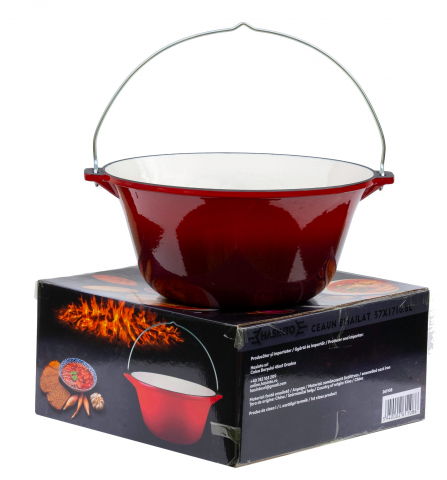 CEAUN FONTA EMAILAT ROSU 41X18.8 16L 2/CUT [1]