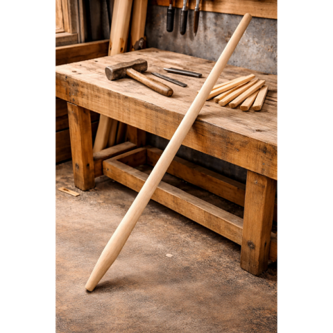 Coadă Greblă 120 cm din Lemn de Fag pentru Grădinărit [1]