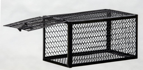 Cursă pentru Șobolani – Metalică – 28×14×14 cm – Culoare Negru [1]