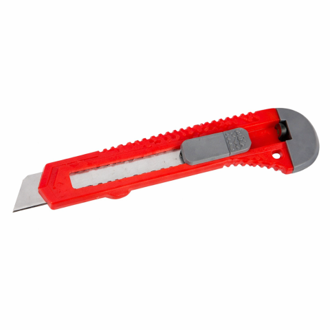 Scule de gradină - Cutter manual 18 mm cu lamă retractabilă roșu