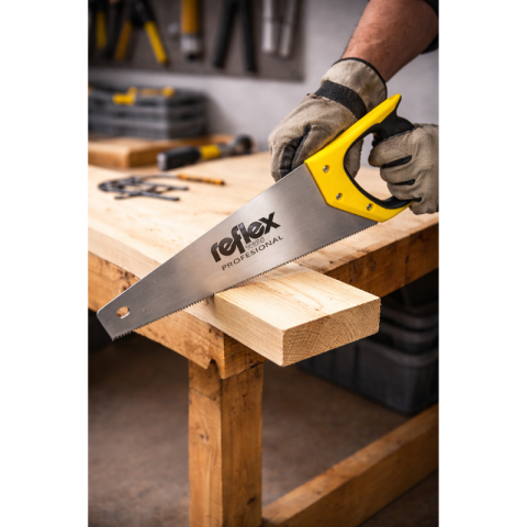 Fierăstrău 400 mm cu Mâner Plastic pentru Tăiere Lemn [1]