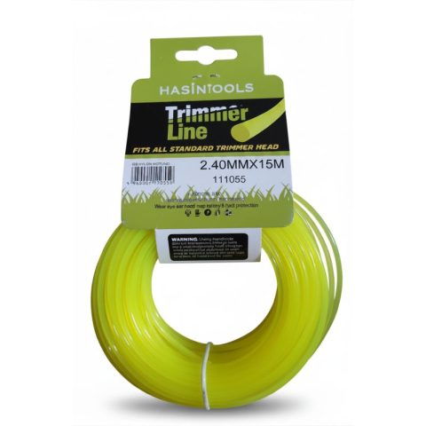 Coase, Seceri - Fir Nylon Rotund 2.40 mm x 15 m pentru Motocoasă
