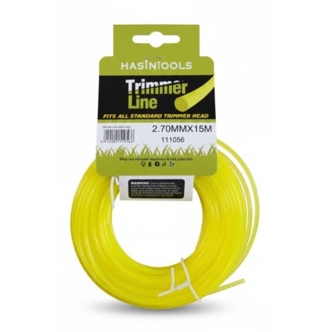 Coase, Seceri - Fir Nylon Rotund 2.70 mm x 15 m pentru Motocoasă