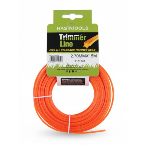 Coase, Seceri - Fir Nylon Stea 2.70 mm x 15 m pentru Motocoasă