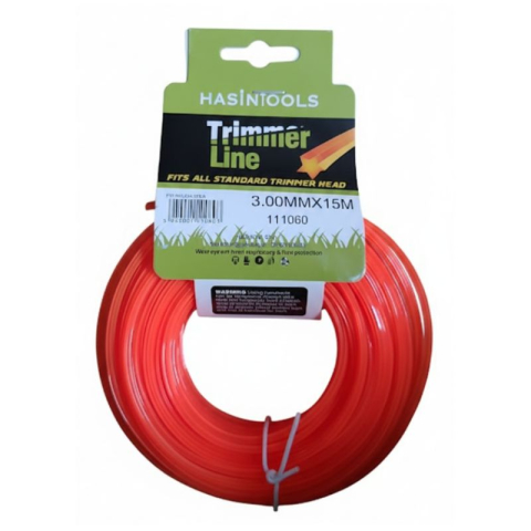 Coase, Seceri - Fir Nylon Stea 3.00 mm x 15 m pentru Motocoasă