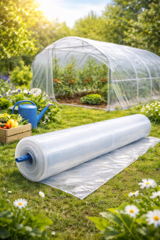 Folie Seră Natur 4,2 m x 0,14 mm pentru Protecția Culturilor [2]