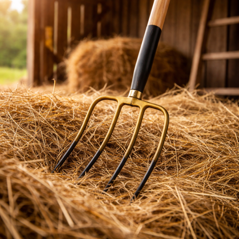 Furcă cu 4 Coarne pentru Afânare din Metal [2]