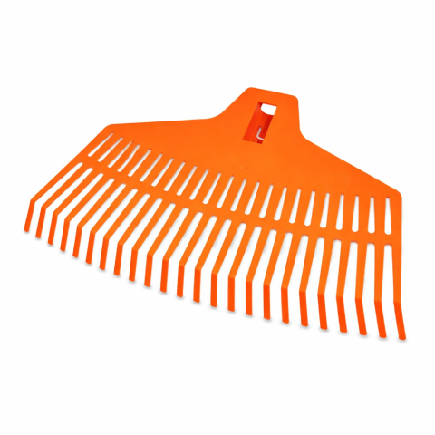 Greble, Furci - grebla-frunze-plastic-orange-22dinti-pl