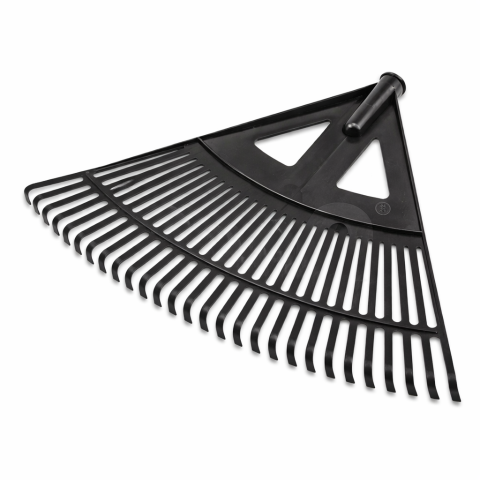Greble, Furci - Greblă Frunze Plastic 580 mm Negru pentru Tijă Ø28 mm