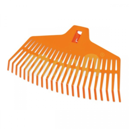 Greble, Furci - grebla-frunze-plastic-orange-22dinti-pl