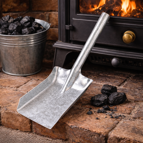 Lopățică pentru Cărbune Zincată cu Formă Curbată [1]