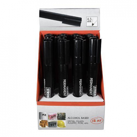 Alte accesorii - MARKER PERMANENT 12BUC NEGRU