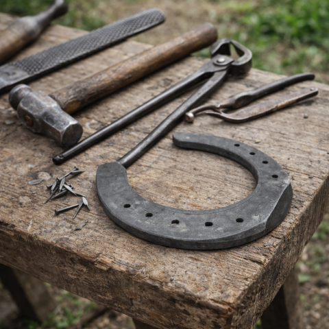 Potcoavă Dimensiunea 3 pentru Potcovirea Cailor [1]