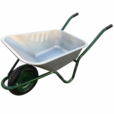 Roabe si accesorii - Roabă Hasinto 85 L cu Cuvă Zincată pentru Transport Materiale