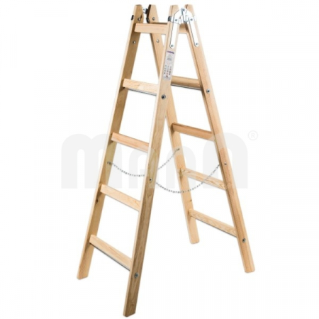 Scări din lemn și din aluminiu - SCARA LEMN 2X6 182CN PL