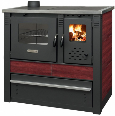 Sobe si Seminee - soba-cu-plita-panonia-10kw-rosu-dreapta