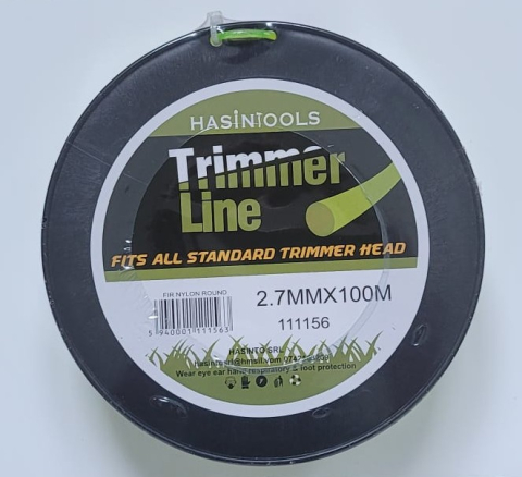TAMBUR FIR NYLON ROTUND 2.7MMX100M [1]