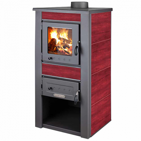 Sobe si Seminee - TERMOSEMINEU ALPINA 24KW ROSU