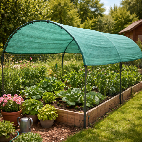 Țesătură de Umbrire Verde 80 g/m² 1.5x10 m pentru Umbrire [1]